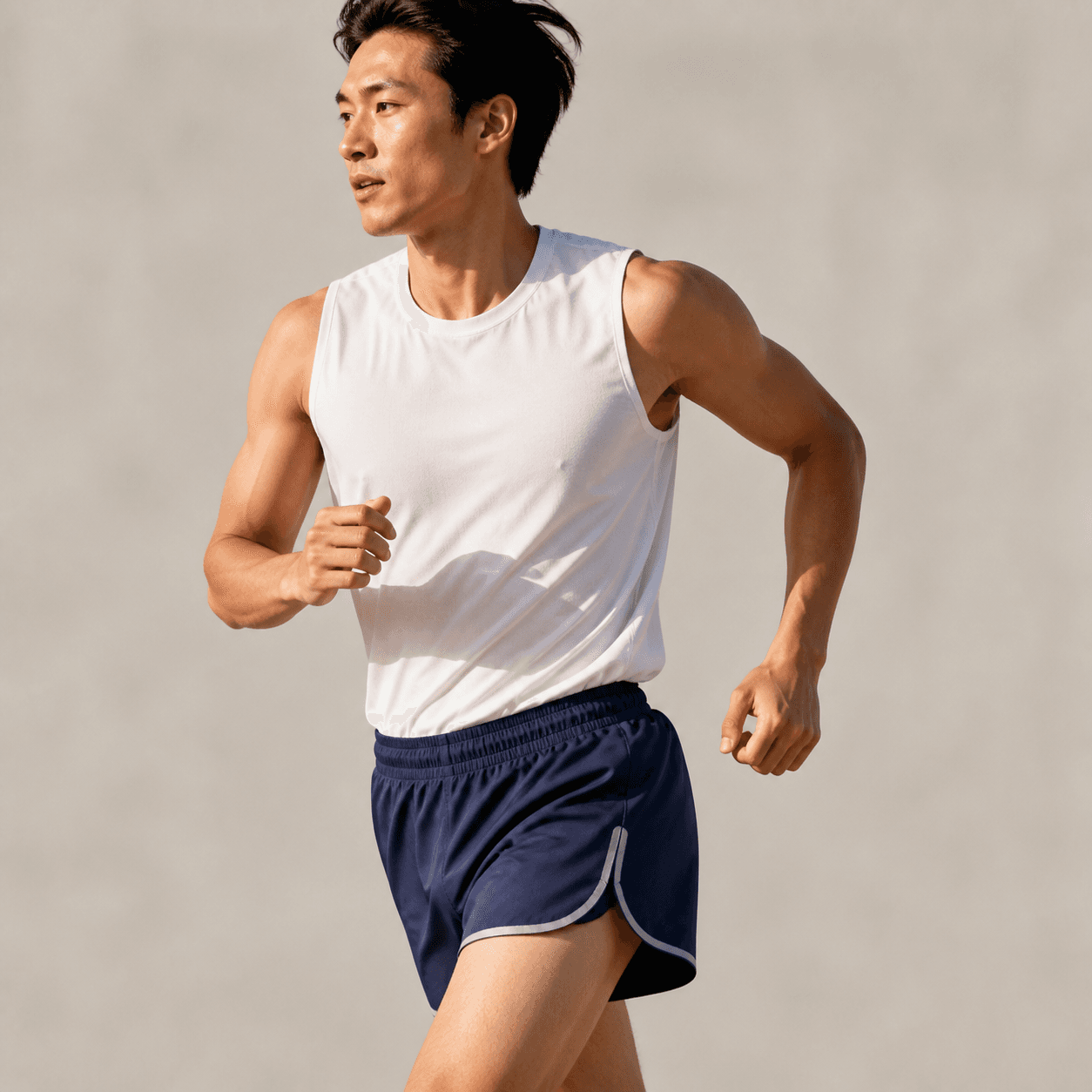 Running Shorts thumbnail — On-body reference