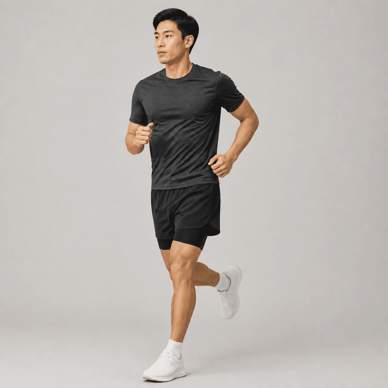 Running Shorts thumbnail — On-body reference