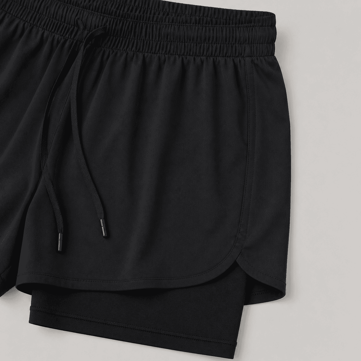 Running Shorts thumbnail — Seam & hem detail