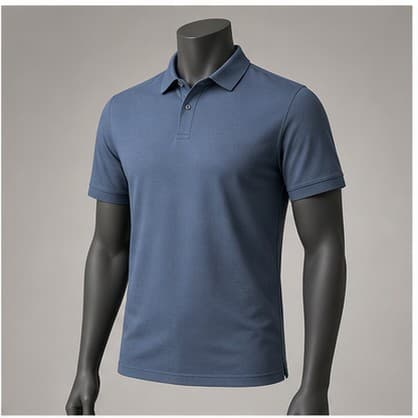 Demonstration catalogue photograph for the polo shirts category