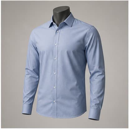 Demonstration catalogue photograph for the shirts category