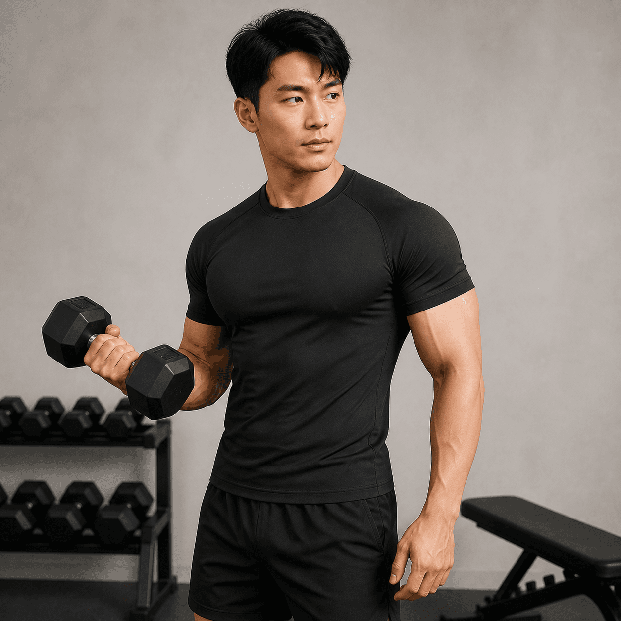 Gym T-shirt Smooth chafe-conscious finish