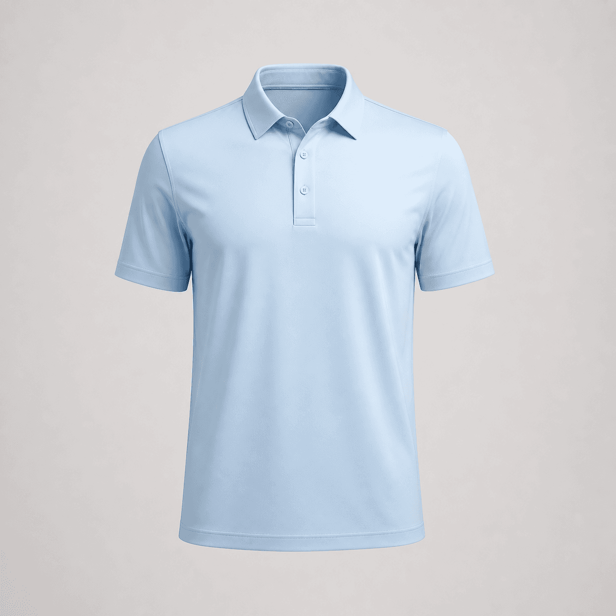 AI-generated demonstration product photograph of golf polo shirt