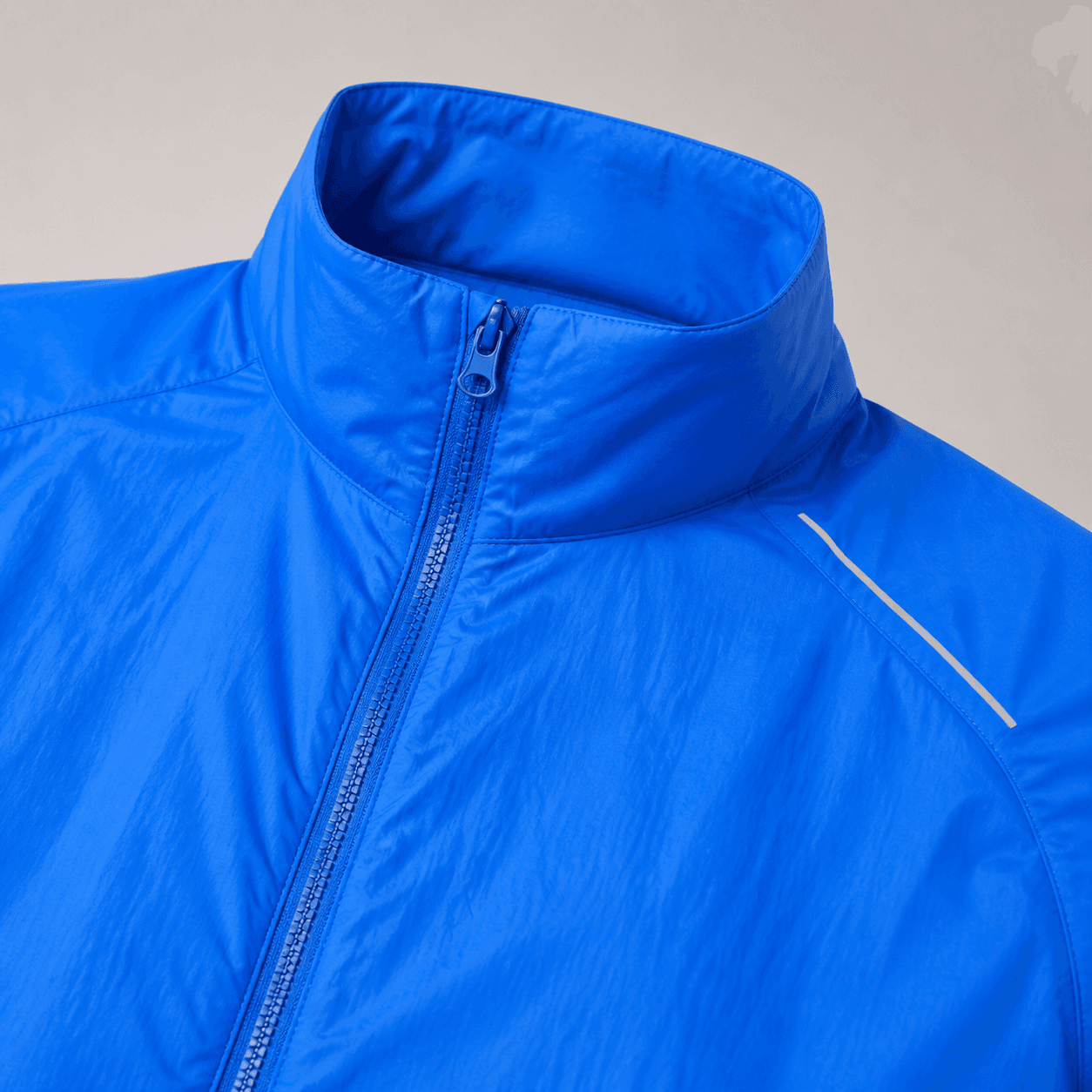 Running Jacket Secure zip construction