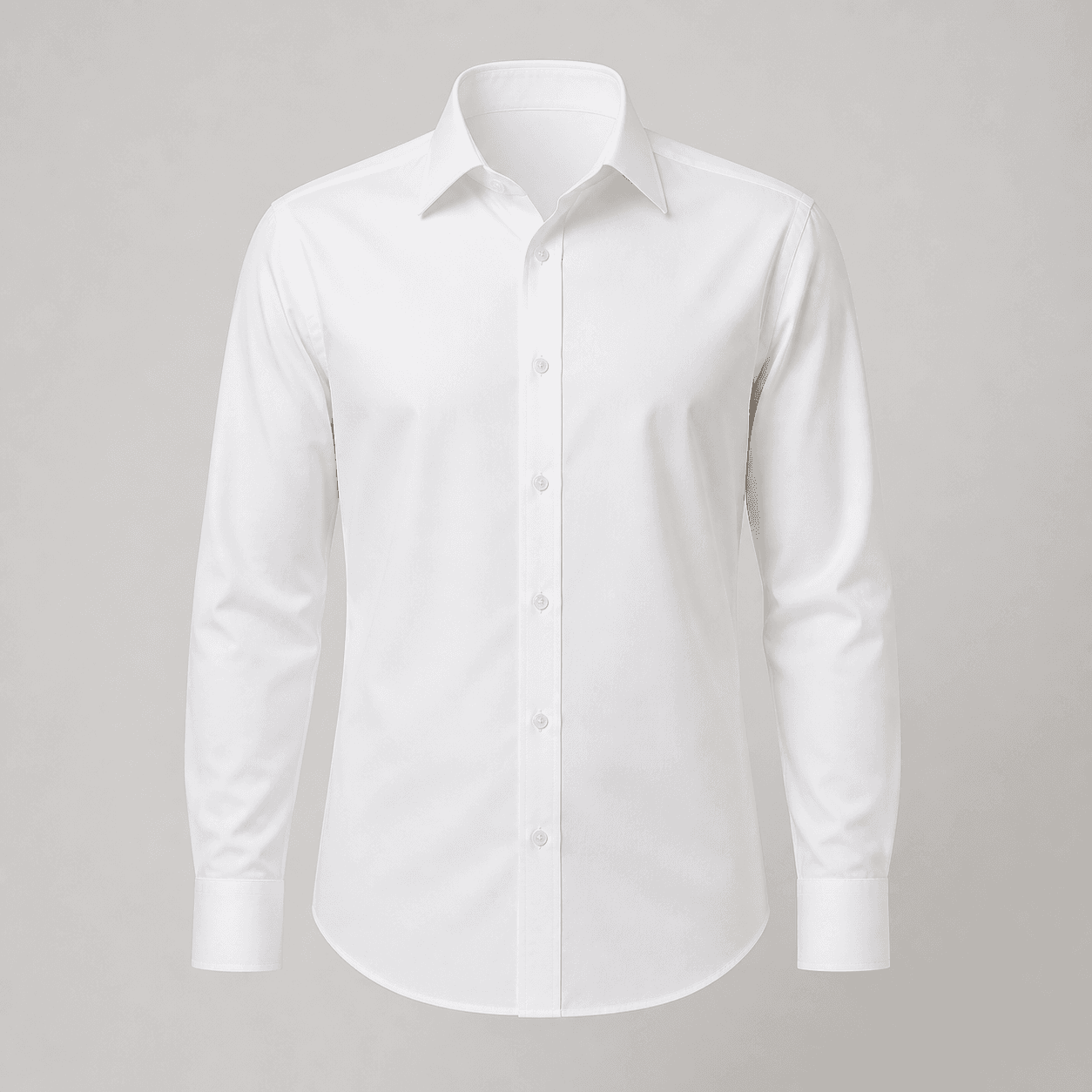 AI-generated demonstration product photograph of business shirt
