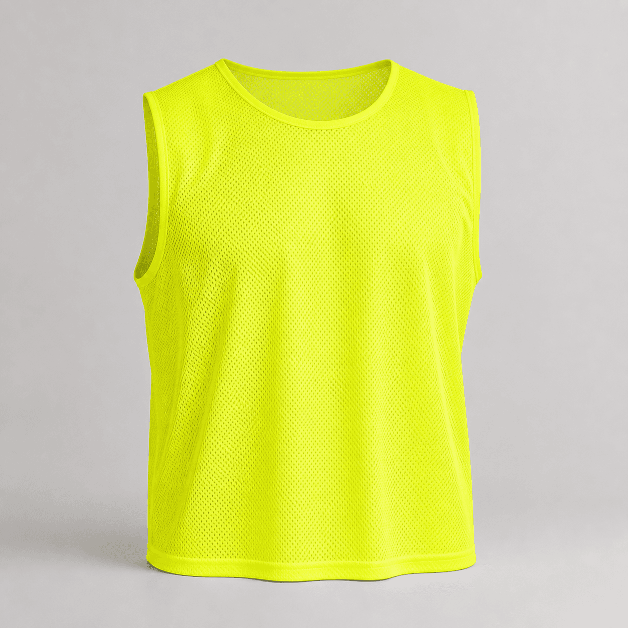 AI-generated demonstration product photograph of training bib