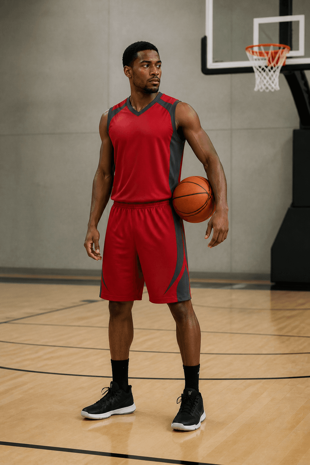 Basketball Uniform Elastic drawcord waistband