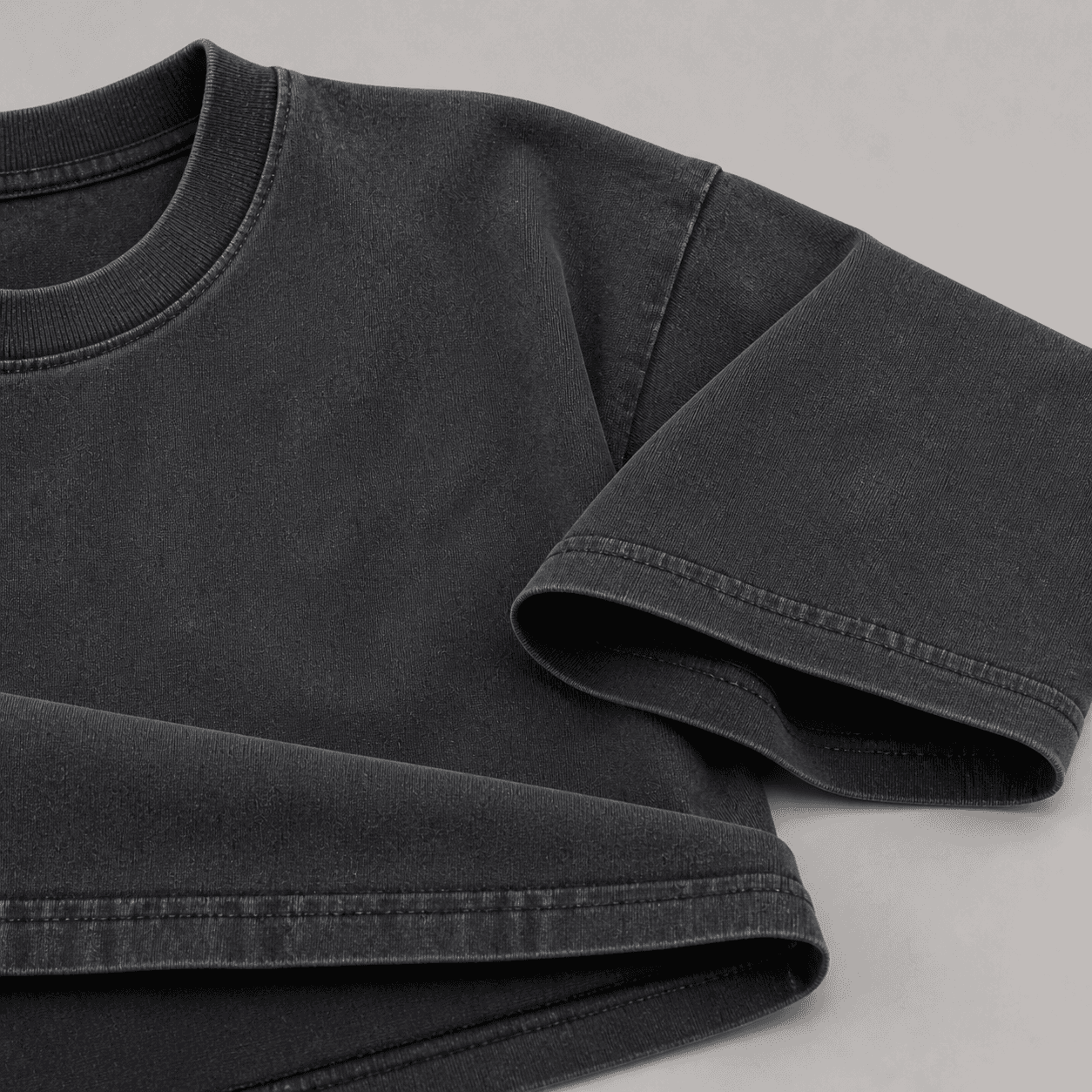 Oversized T-shirt Garment-dyed wash character