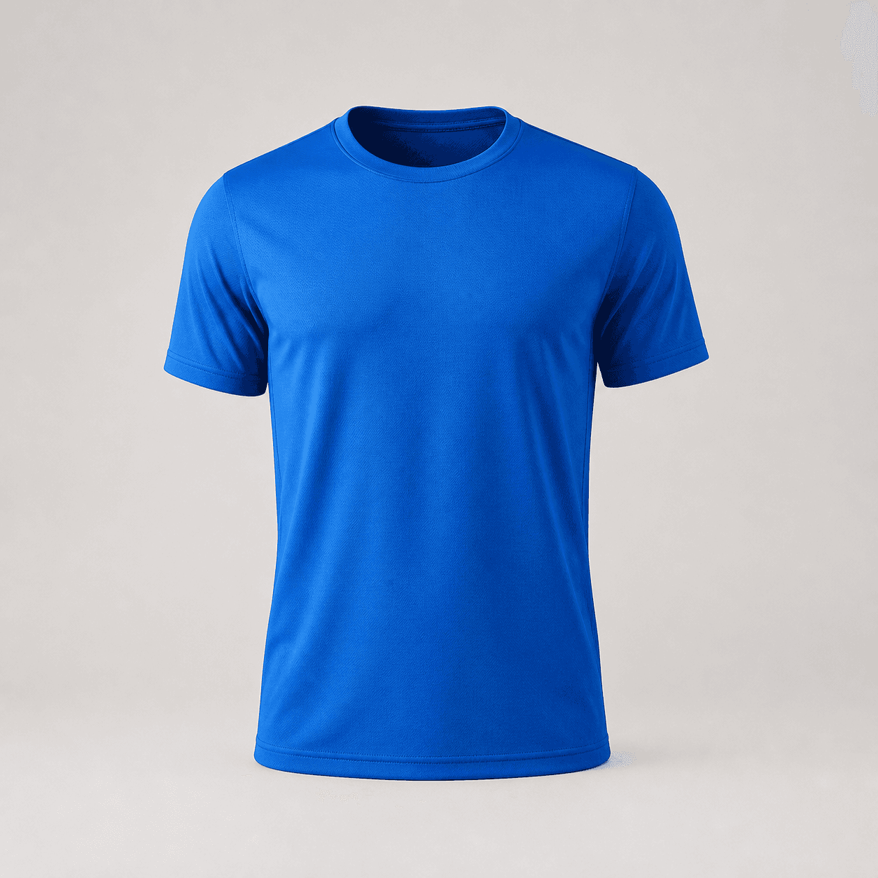 AI-generated demonstration product photograph of performance t-shirt