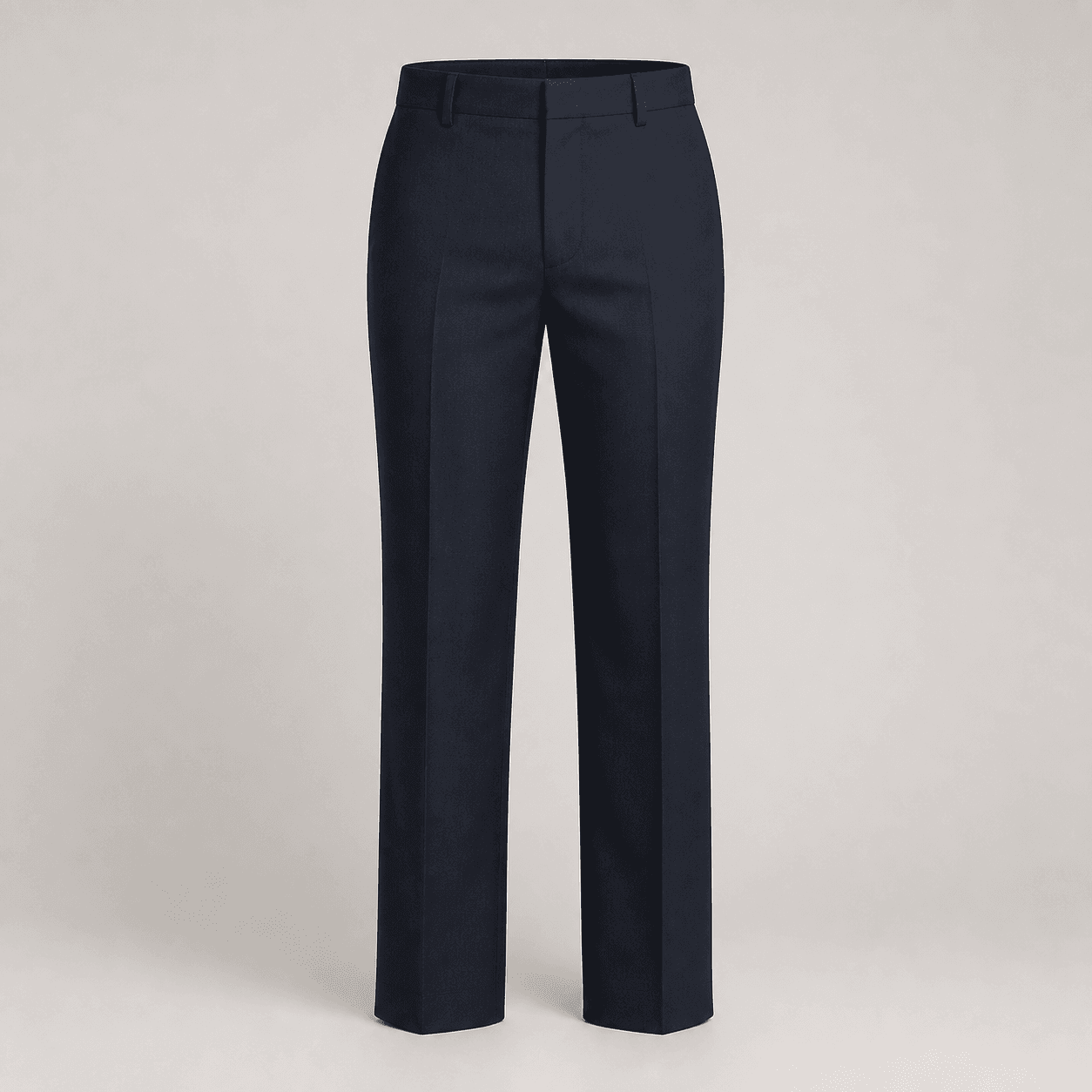 AI-generated demonstration product photograph of office trousers